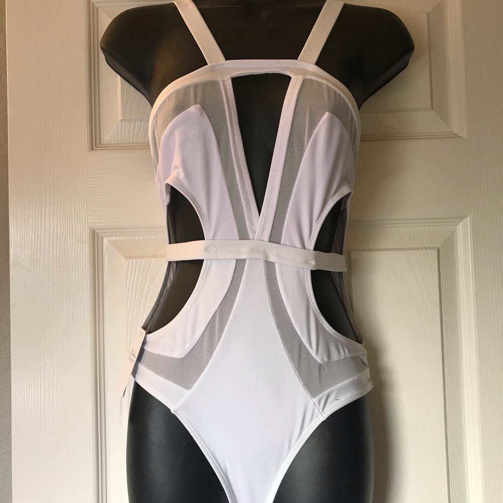 White on piece monokini